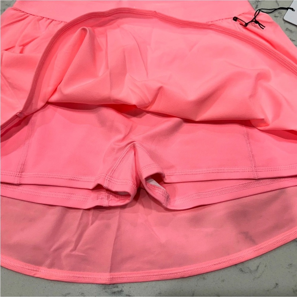 LAST ONE! SAME DAY SHIP NWT ALO YOGA Neon Bubblegum Pink MATCH POINT SKIRT short - Picture 11 of 12
